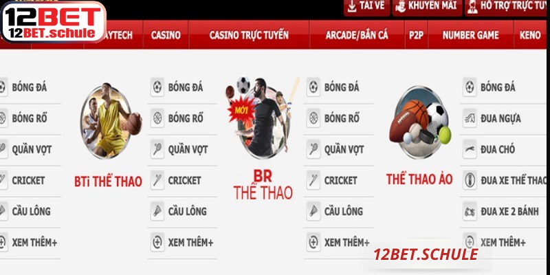Đăng nhập 12BET đúng cách là để tận hưởng những dịch vụ giải trí đỉnh cao