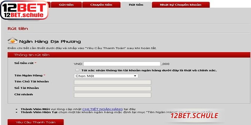 Sự minh bạch và sòng phẳng trong trả thưởng cho cược thủ 12BET